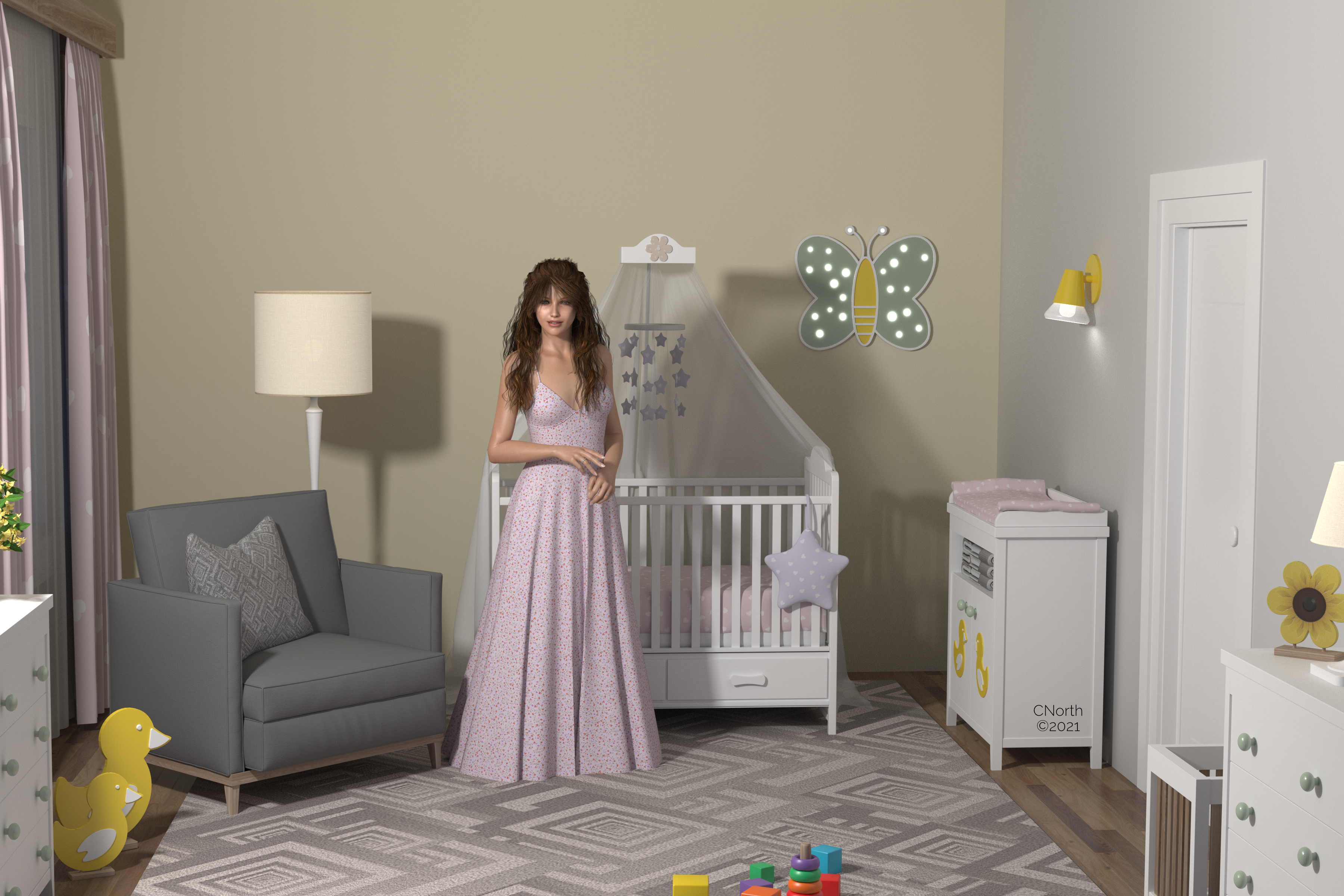 Modern apartment series - nursery